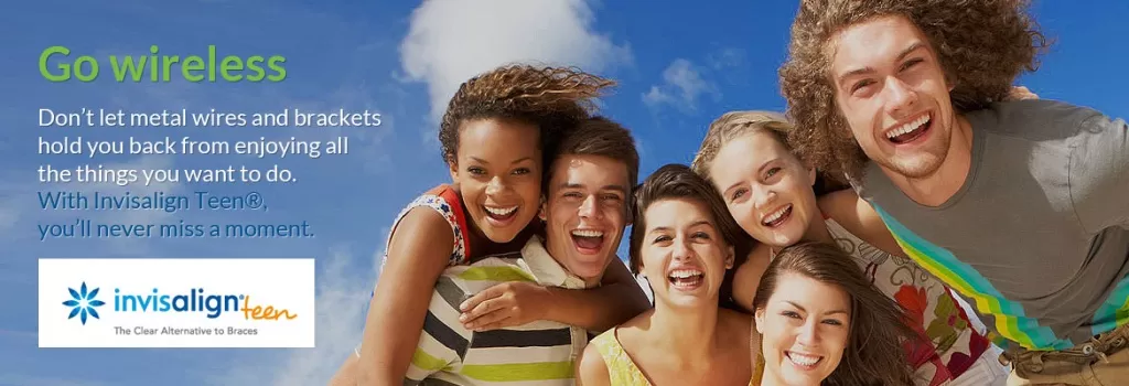 Молодежные элайнеры Инвизилайн Teen - в рекламе как бепроводные, беспроволочные